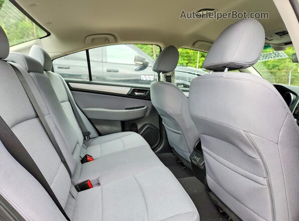 4S3BNAF61K3004197 2019 SUBARU LEGACY Gray უკანა სავარძლების ხედი
