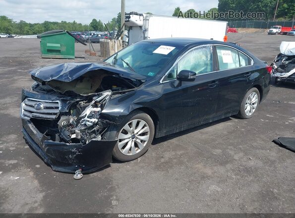 4S3BNAF63H3041227 2017 SUBARU LEGACY Black Առջևի ձախ երեք քառորդ տեսարան
