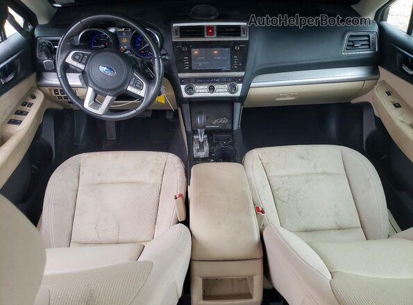 4S3BNAF65G3064183 2016 SUBARU LEGACY Blue Вид панелі приладів