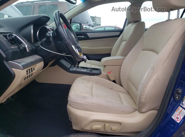 4S3BNAF65G3064183 2016 SUBARU LEGACY Blue Вид салону спереду