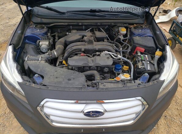 4S3BNAF65G3064183 2016 SUBARU LEGACY Blue Вид задньої частини салону