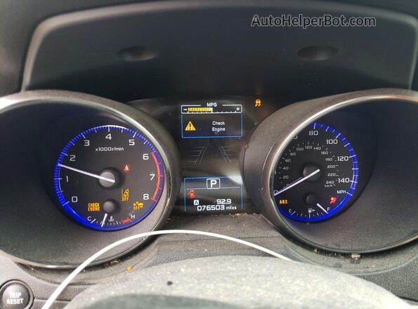 4S3BNAF65G3064183 2016 SUBARU LEGACY Blue Вид щитка приладів