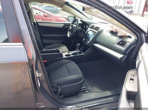 4S3BNAF65K3012237 2019 SUBARU LEGACY Gray Widok wnętrza z przodu