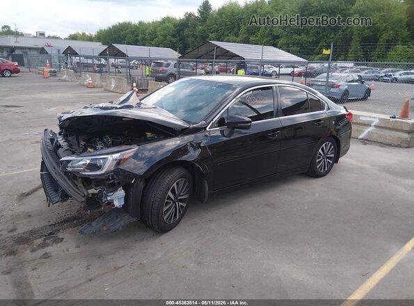 4S3BNAF65K3023643 2019 SUBARU LEGACY Black წინა მარცხენა ხედი სამი მეოთხედიდან