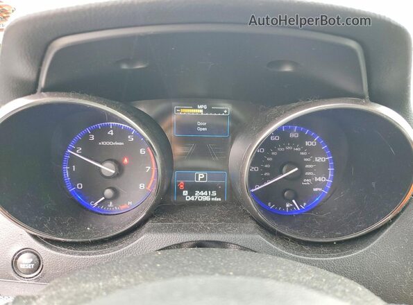 4S3BNAF65K3033525 2019 SUBARU LEGACY Gray Instrument cluster view
