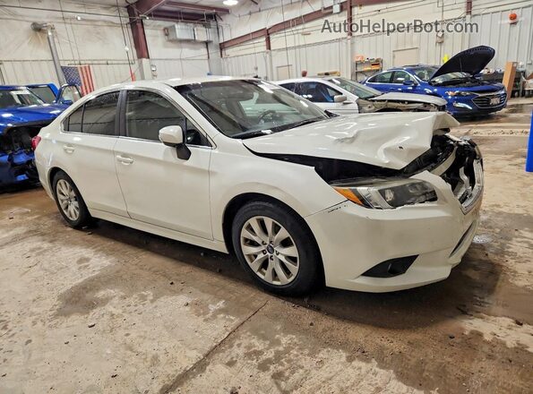 4S3BNAF66H3025619 2017 SUBARU LEGACY Белый Передняя правая четверть