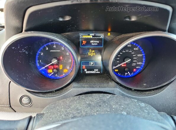 4S3BNAF66J3017428 2018 SUBARU LEGACY Blue Widok zestawu wskaźników