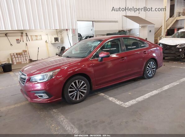4S3BNAF66J3045343 2018 SUBARU LEGACY Red Przód lewy