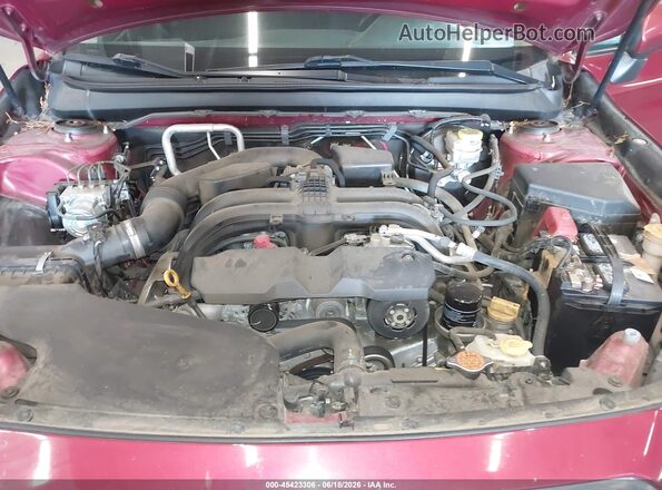 4S3BNAF66J3045343 2018 SUBARU LEGACY Red Widok z tyłu