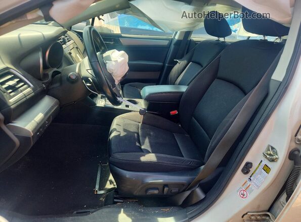 4S3BNAF69G3038797 2016 SUBARU LEGACY White წინა სალონის ხედი