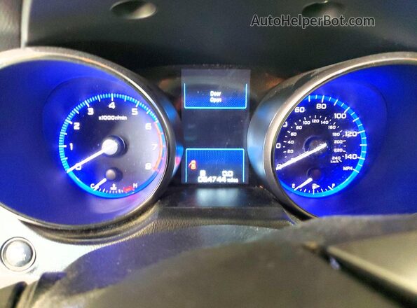 4S3BNAF69K3010538 2019 SUBARU LEGACY Белый Вид щитка приборов