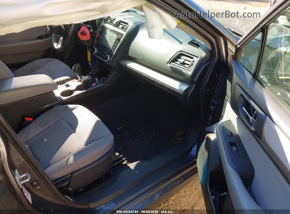 4S3BNAF6XJ3012541 2018 SUBARU LEGACY Gray Widok wnętrza z przodu