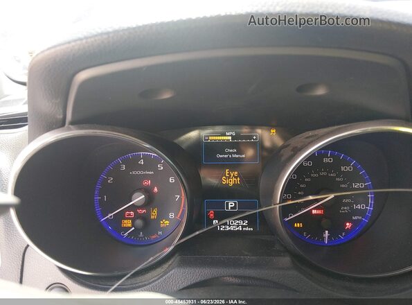 4S3BNAF6XK3030345 2019 SUBARU LEGACY Gray Widok tylnych siedzeń