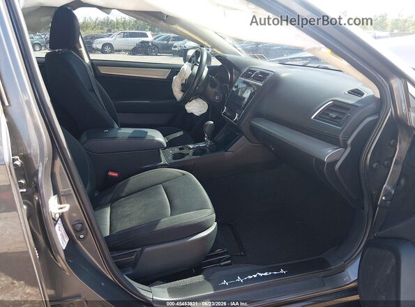4S3BNAF6XK3030345 2019 SUBARU LEGACY Gray Widok wnętrza z przodu