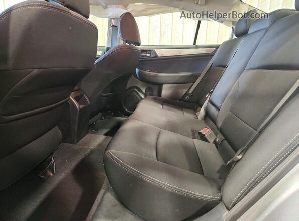 4S3BNAH61H3007204 2017 SUBARU LEGACY Silver უკანა სავარძლების ხედი
