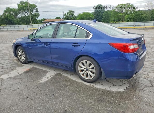 4S3BNAH63H3002862 2017 SUBARU LEGACY Синий Задняя левая четверть