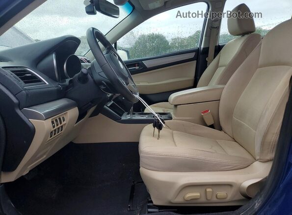 4S3BNAH63H3002862 2017 SUBARU LEGACY Синий Вид салона спереди