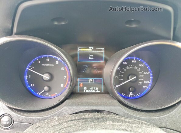 4S3BNAH63H3002862 2017 SUBARU LEGACY Синий Вид щитка приборов