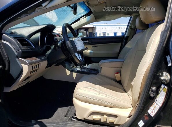 4S3BNAJ64G3053473 2016 SUBARU LEGACY Black Vista interior delantera