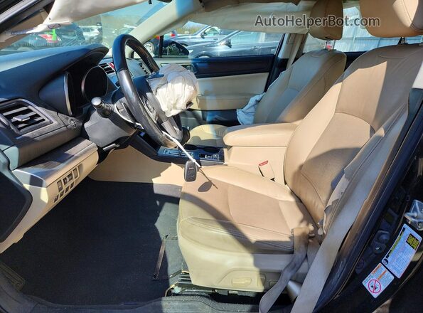 4S3BNAL61G3009928 2016 SUBARU LEGACY Black Widok wnętrza z przodu
