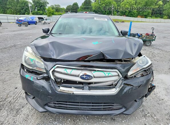 4S3BNAL63G3051162 2016 SUBARU LEGACY Black Front view
