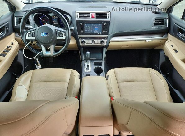 4S3BNAL63G3051162 2016 SUBARU LEGACY Black Dashboard view