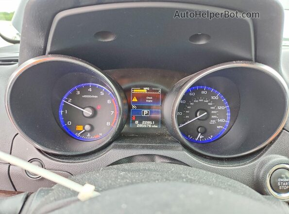 4S3BNAL63G3051162 2016 SUBARU LEGACY Black Instrument cluster view