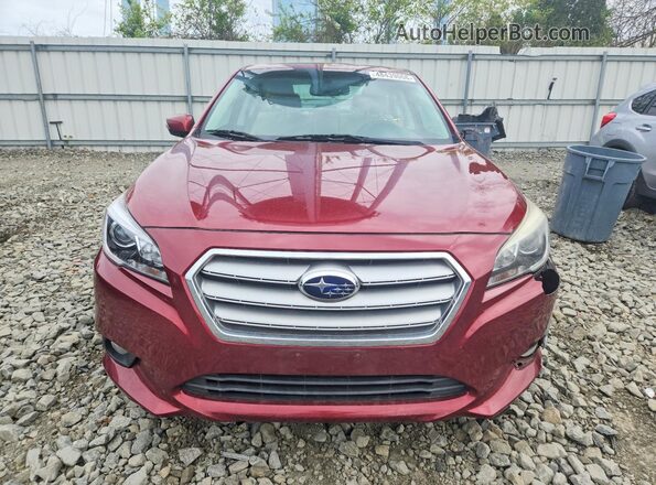 4S3BNAL69G3017470 2016 SUBARU LEGACY Red Դիմացի տեսք