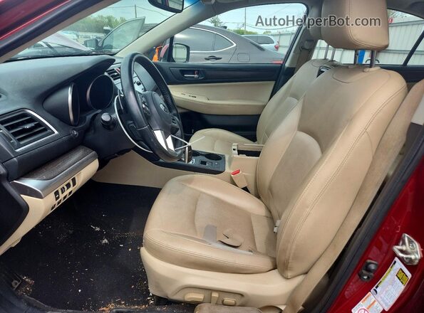 4S3BNAL69G3017470 2016 SUBARU LEGACY Red Սալոնի դիմացի տեսք