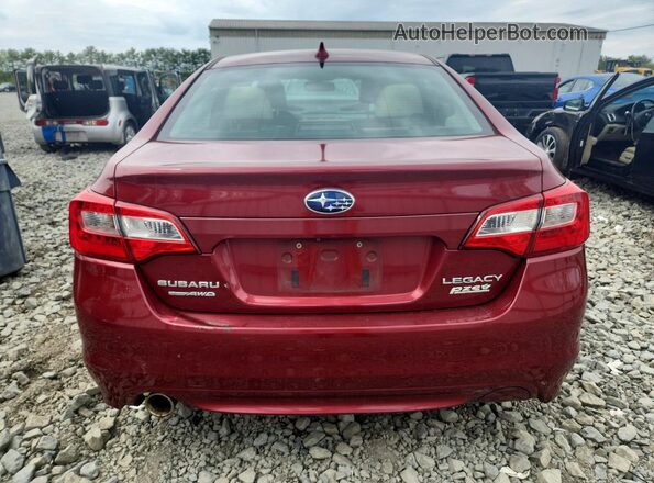 4S3BNAL69G3017470 2016 SUBARU LEGACY Red Հետևի տեսք
