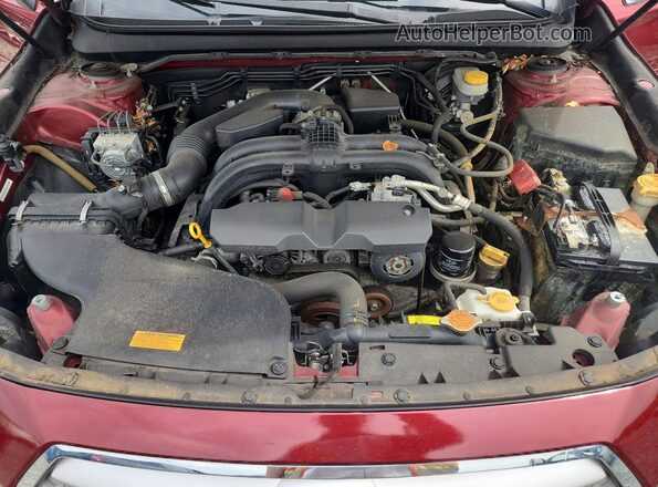 4S3BNAL69G3017470 2016 SUBARU LEGACY Red Սալոնի հետևի տեսք