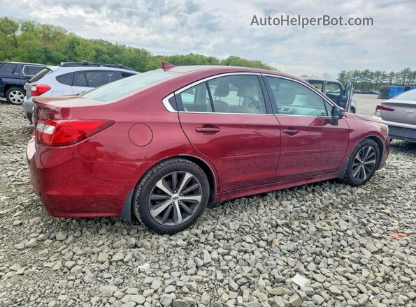 4S3BNAL69G3017470 2016 SUBARU LEGACY Red Հետևի աջ