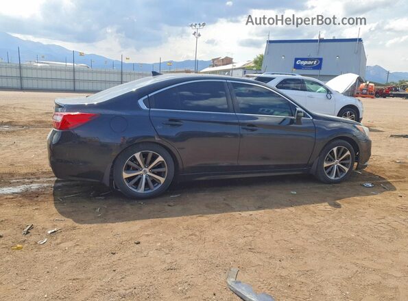 4S3BNAN60H3038903 2017 SUBARU LEGACY Black Задня права чверть