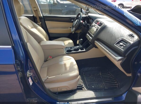 4S3BNAN61H3004744 2017 SUBARU LEGACY Blue წინა სალონის ხედი