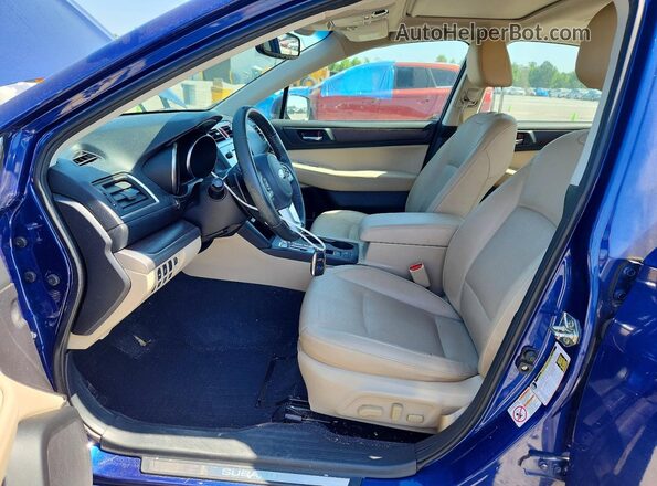 4S3BNAN62G3050226 2016 SUBARU LEGACY Blue Front interior view