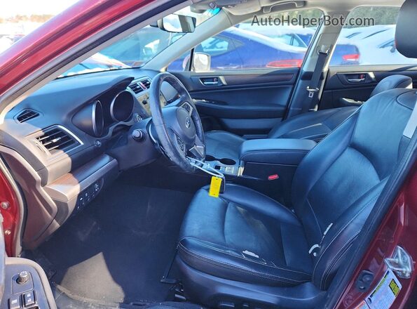 4S3BNAN66H3036508 2017 SUBARU LEGACY Burgundy Front interior view