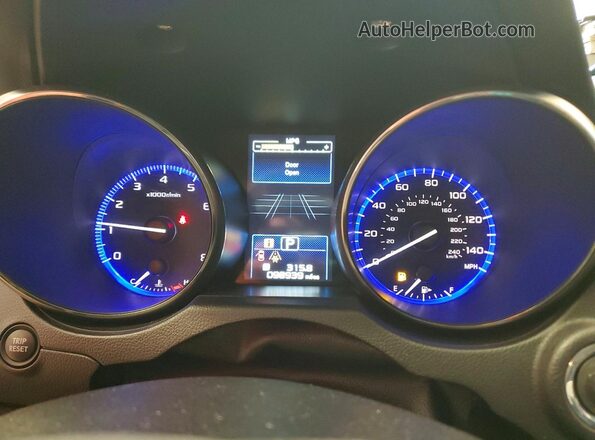 4S3BNAN66H3036508 2017 SUBARU LEGACY Burgundy Instrument cluster view
