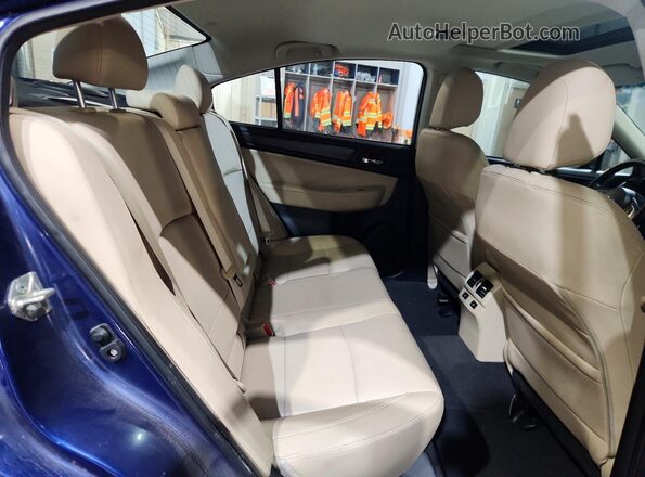 4S3BNAN68H3036154 2017 SUBARU LEGACY Синий Вид задних сидений