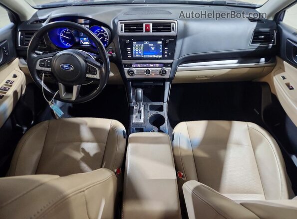 4S3BNAN68H3036154 2017 SUBARU LEGACY Синий Вид панели приборов