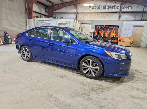 4S3BNAN68H3036154 2017 SUBARU LEGACY Синий Передняя правая четверть