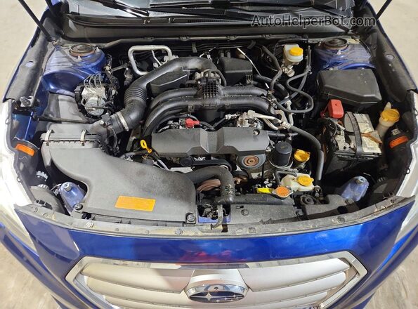 4S3BNAN68H3036154 2017 SUBARU LEGACY Синий Вид задней части салона