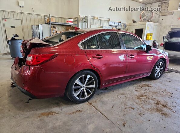4S3BNAN69J3009552 2018 SUBARU LEGACY Burgundy Trasero derecho