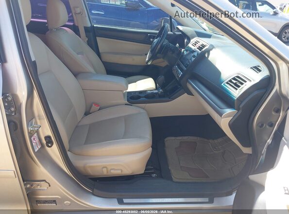 4S3BNAN6XG3050880 2016 SUBARU LEGACY Champagne Вид салона спереди