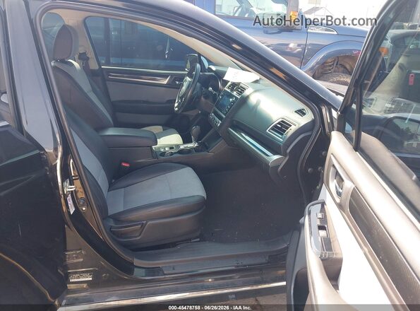 4S3BNAR66H3032663 2017 SUBARU LEGACY Black წინა სალონის ხედი