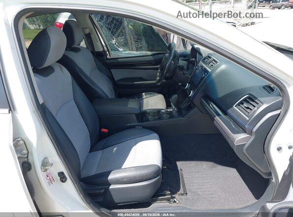 4S3BNAS63K3003915 2019 SUBARU LEGACY White Widok wnętrza z przodu