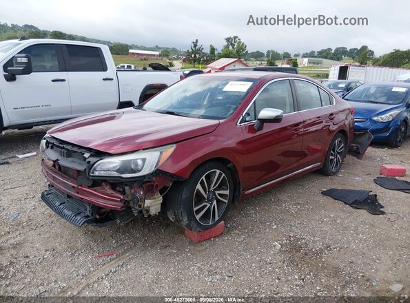 4S3BNAS65H3061646 2017 SUBARU LEGACY Burgundy წინა მარცხენა ხედი სამი მეოთხედიდან