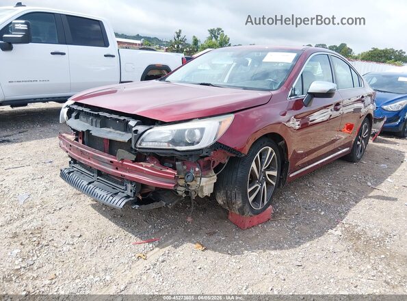 4S3BNAS65H3061646 2017 SUBARU LEGACY Burgundy წინა ხედი