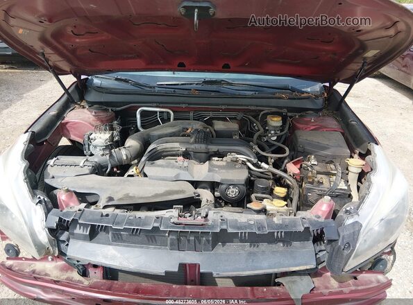4S3BNAS65H3061646 2017 SUBARU LEGACY Burgundy უკანა ხედი