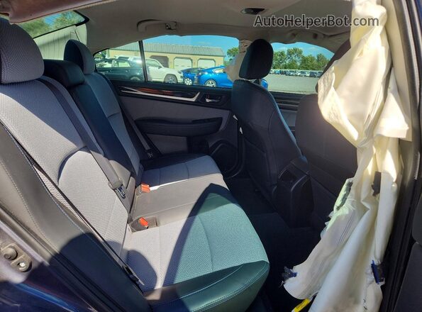 4S3BNAS69H3015592 2017 SUBARU LEGACY Gray Вид задніх сидінь