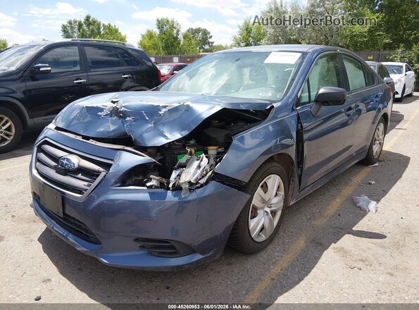 4S3BNBA62G3060797 2016 SUBARU LEGACY Blue Передня ліва чверть